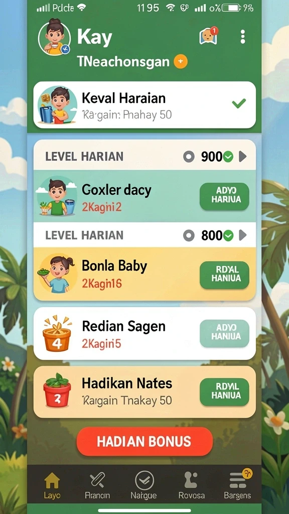 andara88 - Tampilan menu utama yang menarik dan mudah dinavigasi.