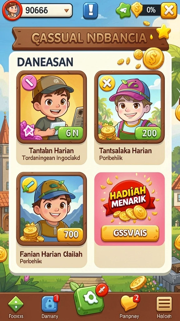 kawan777 - Karakter yang beragam dan menarik.