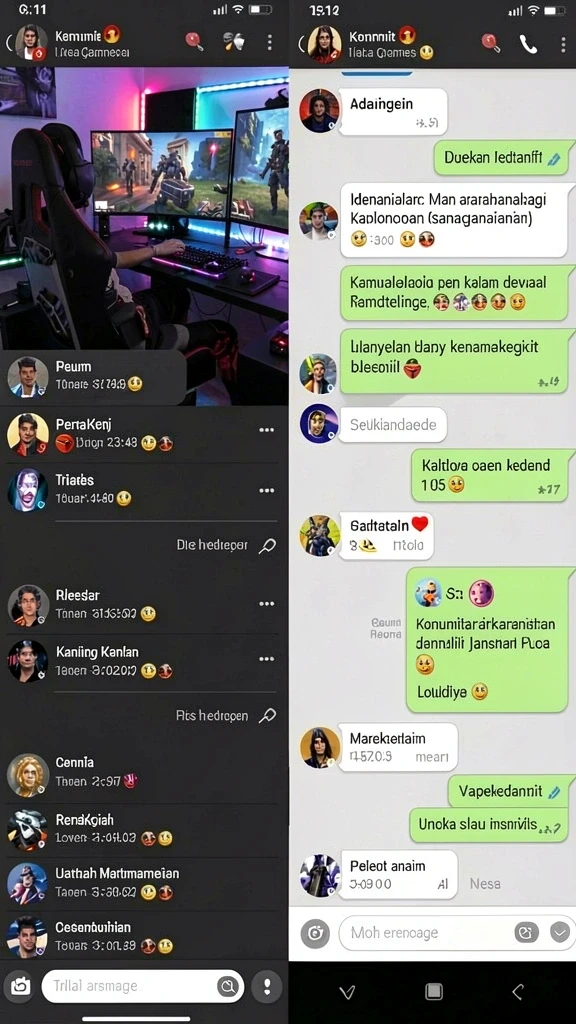 v87 - Layar permainan yang menggambarkan lingkungan fantastis.