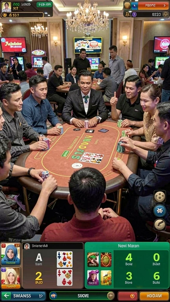 vv62 - Tangkapan layar menunjukkan suasana permainan yang luar biasa.